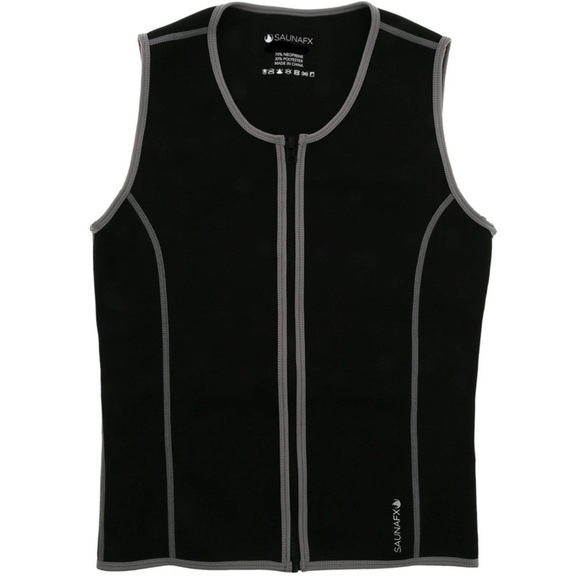 SAUNAFX Men s Slimming Neoprene Sauna Vest Large NWT - Picture 2 of 3